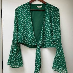 Urban outfitters tie front top